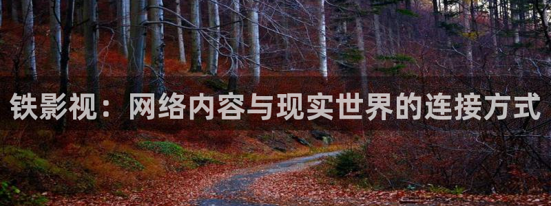 精东影业jdavme：铁影视：网络内容与现实世界的连接方式